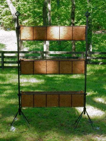 Triple Tier Planter Stack - in Ground