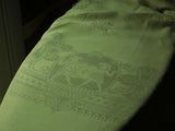 Sparta and Athens - Irish Figural Linen Damask - Banquet Cloth and 24 Napkins