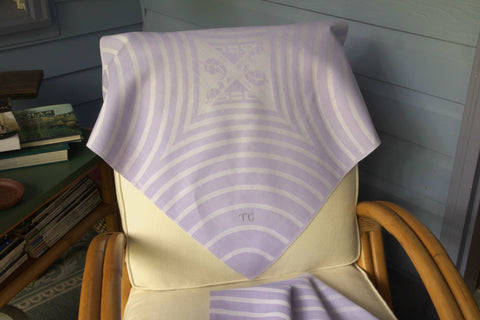 Lavender Linen Damask Banquet Napkins - Set of 4