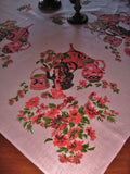Tablecloths of Distinction - Linen with Tole Teapots