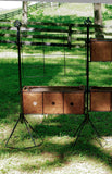 Double Tier Deck Side Planter with Trellis Panel