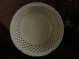 White Porcelain Strawberry Lattice Bowl