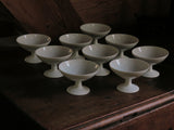 White Porcelain Sorbet/Dessert Bowls