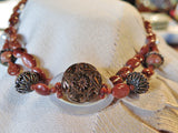Lustre with Goldstone and Unakite